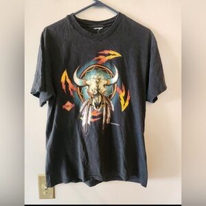 vintage easyriders t shirt 90s Hanes Beefy T  Size med Motorcycle Harley Native